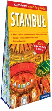 Stambuł; laminowany map&guide (2w1: przewodnik i mapa)