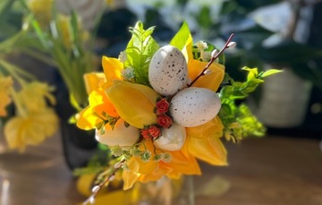 Пасхальная корзинка с САЛФЕТКОЙ украшение для корзины