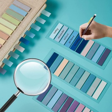 МАРКЕРЫ ДЛЯ ЧТЕНИЯ, разноцветные для облегчения маркировки контента | 8 шт.