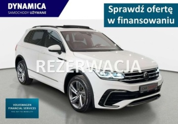 Volkswagen Tiguan II SUV Facelifting 2.0 TSI 245KM 2022 Volkswagen Tiguan VAT 23 R-Line 2.0TSI 245KM DSG 4motion 2022 r., Salon PL