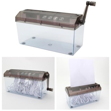 Niszczarka ręczna Mini A4 do dokumentów biurowych