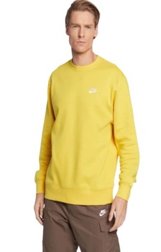 bluza męska NIKE sportswear club BV2666709 żółta