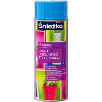 ŚNIEŻKA LAKIER UNIWERSALNY W SPRAY-U NIEBIESKI 400ML
