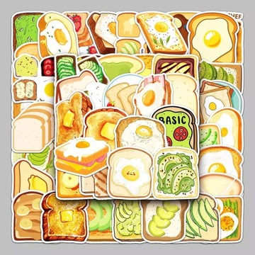 TOSTY MIX NAKLEJKI STICKERBOMB TOP ZESTAW 50 szt
