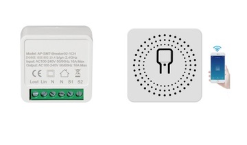 Одинарный переключатель Zigbee скрытого монтажа MINI TUYA