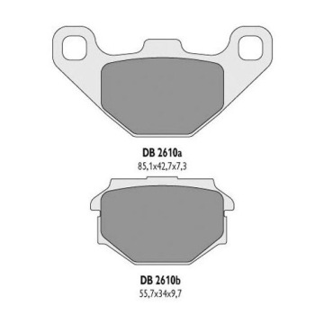 DELTA BRAKING KLOCKI HAMULCOWE KH173 APRILIA GILERA CAGIVA SACHS