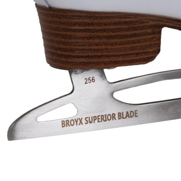 Кожаные коньки Broyx белые 36 Prima