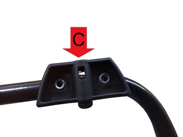 Часть лотка для коляски Faster II/III Neo II и т. д.