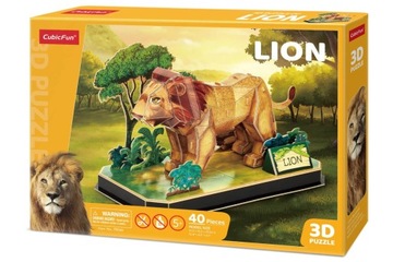 CUBIC FUN P856H Puzzle 3D Zwierzęta Lew