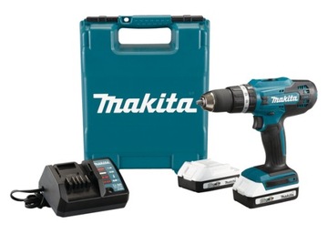 Ударная дрель/шуруповерт Makita HP488DWAE + аккумулятор 2,0 Ач + зарядное устройство