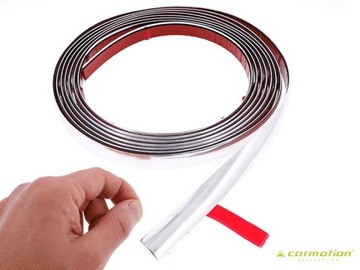 Декоративная планка, хром, 26 мм х 5 м (58992)