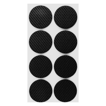 93 ФЕРТОВЫЕ ПОДКЛАДКИ ДЛЯ СТУЛЬЕВ, ТОЛСТЫЕ КРУГЛЫЕ МЕБЕЛЬНЫЕ, САМОКЛЕЯЩИЕСЯ, ЧЕРНЫЕ