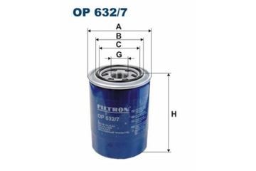 Filtron OP 632/7 Filtr oleju HYUNDAI KIA