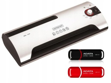 LAMINATOR BIUROWY WALLNER DWL A4 + FOLIE + 32GB