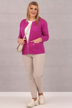 ЖЕНСКИЙ ДЖЕМПЕР, БОЛЬШОЙ РАЗМЕР, ПРОСТОЙ БАЗОВЫЙ ЧЕХОЛ С КАРМАНАМИ