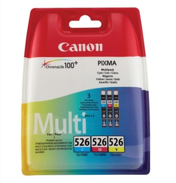 Tusz Canon CLI-526 CMY 4541B009 Oryginał