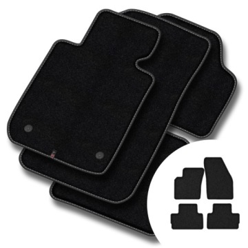Velurové koberce Premium pro Volvo C30 2006-2012