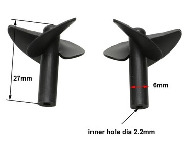 ПРОПЕЛЛЕРЫ ДЛЯ НАВАРКИ ЛОДКИ 2 шт.