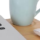 БОЛЬШОЙ ДЕРЕВЯННЫЙ БАМБУКОВЫЙ СТОЛ ДЛЯ НОУТБУКА