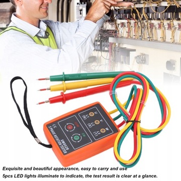 SM852B Измеритель последовательности фаз переменного тока 3 Тестер вращения