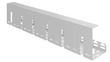 Organizer kabli pod blat podbiurkowy 60 cm czarny StalFlex