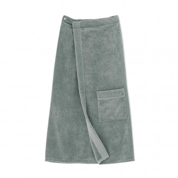 ZWOLTEX ПАРЕО ДЛЯ САУНЫ ЕГИПЕТСКИЙ ХЛОПОК СЕРЫЙ 100Х151СМ