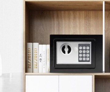 Домашний сейф с электронным замком, комбинацией ключей и кодом Safe Box XL