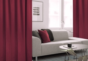 Тканевая штора Blackout Blackout, 2,8 м, бордовая