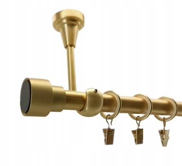 KARNISZ SUFIT 19mm ZŁOTO MAT 140cm Stempel
