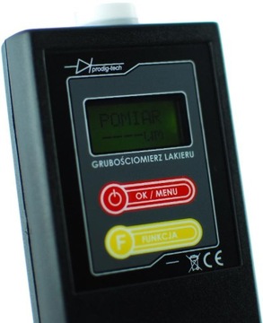 MIERNIK GRUBOŚCI LAKIERU CZUJNIK TESTER GL-1 LCD