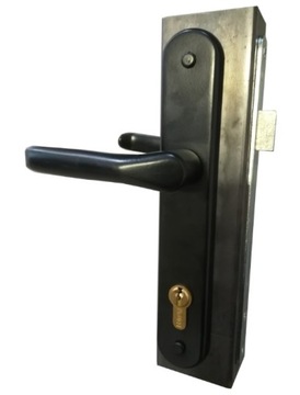 Zamek 90/40 do furtki kaseta 60x40 klamka wkładka