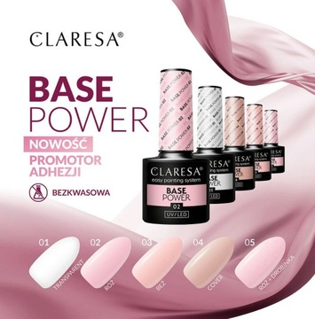 CLARESA BASE POWER HYBRID BASE, БЕСКИСЛОТНАЯ СМЕСЬ