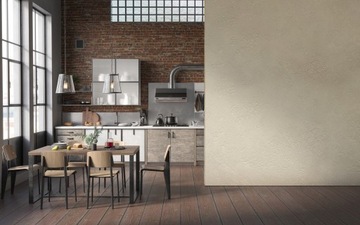 Beton tynk dekoracyjny BIAŁY PIASKOWY 15m2 ZESTAW
