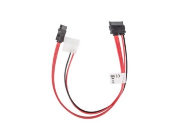 Кабель для накопителя SATA-SATA SLIMLINE, блок питания molex
