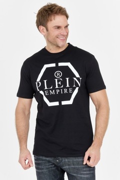 PHILIPP PLEIN Czarny t-shirt męski PLEIN EMPIRE M