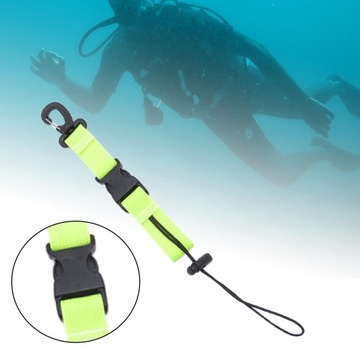 Зажим для ремешка для подводного плавания Катушка для камеры для дайвинга, желтая