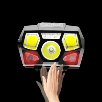 АККУМУЛЯТОРНАЯ СВЕТОДИОДНАЯ ФАРА ДАТЧИК ДВИЖЕНИЯ ФАРЫ