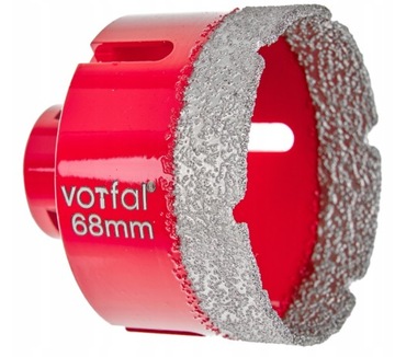 АЛМАЗНАЯ КОРОНОЧНАЯ ПИЛА 68MM + АДАПТЕР M14 АЛМАЗНОЕ СВЕРЛО ДЛЯ ГЕРАМИЧЕСКОЙ ПЛИТКИ