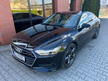 Audi A7 C8 Sportback 3.0 55 TFSI 340KM 2018 Audi A7 Sportback 3.0 benzyna 340 KM automat full opcja salon polska