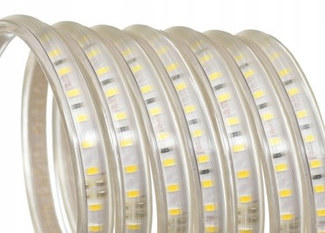 TAŚMA LED 230V 4000K CIĘTA CO 10CM BEZ ZASILACZA