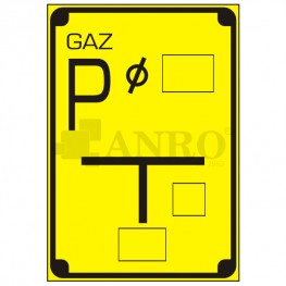 TABLICZKA PUNKTU POMIAROWEGO GAZU 6GZ/O/P