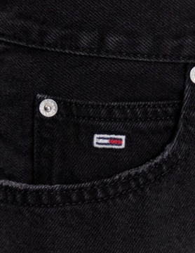 Tommy Jeans Szorty jeansowe Hot Pant DW0DW15591 Czarny Regular Fit r. 31