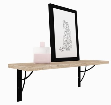 PÓŁKA LOFT RUSTYKAL INDUSTRIAL PODPÓRKA NEO 80CM