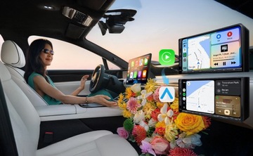 Беспроводной адаптер 2 в 1 Apple CarPlay и Android Auto WiFi 2,4G/5,8 ГГц