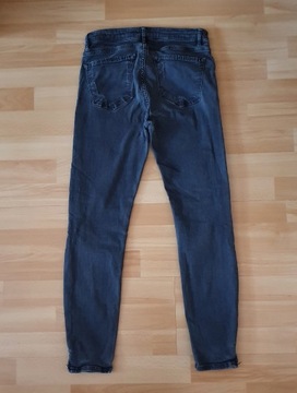 ZARA spodnie damskie medium rise slim fit S/36