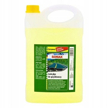 SONAX CYTRYNOWY LETNI PŁYN DO SPRYSKIWACZY 4L