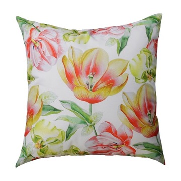 POSZEWKA DEKORACYJNA 40x40 kwiaty magnolie