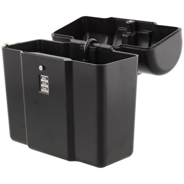 ПЛЯЖНЫЙ СЕЙФ С РУЧКОЙ ПОРТАТИВНЫЙ ЗАШИФРОВАННЫЙ ЗАМОК, 3 ЦИФРЫ, ЧЕРНЫЙ КОД