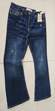 Denim spodnie jeansowe bootcut pettite 40