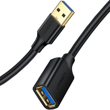 Kabel Ugreen USB-A (męski) do USB-A (żeński) 3.0